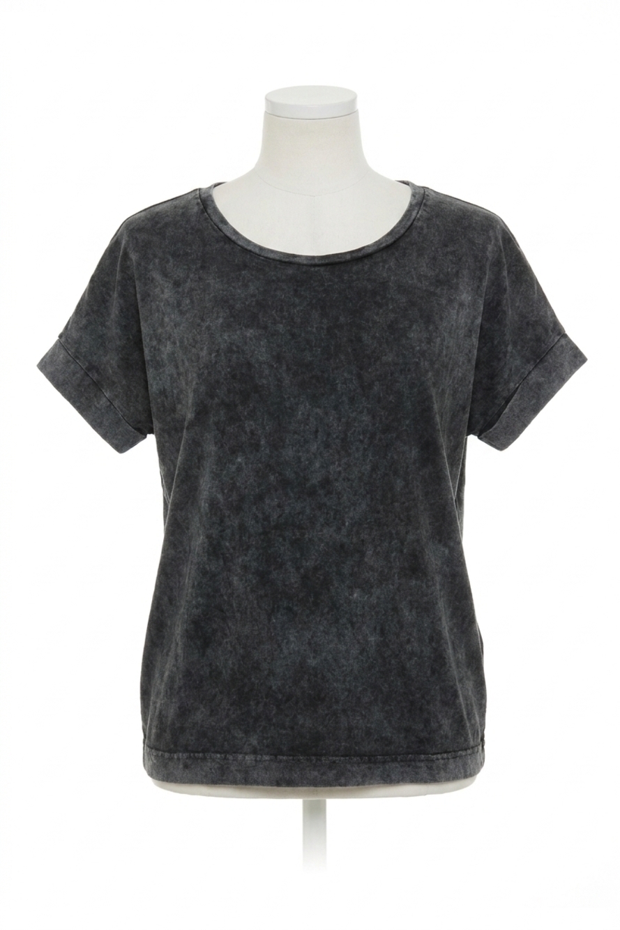 NEW ANGEL front to back braided top in charcoal